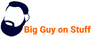 Big Guy On Stuff Beard Logo