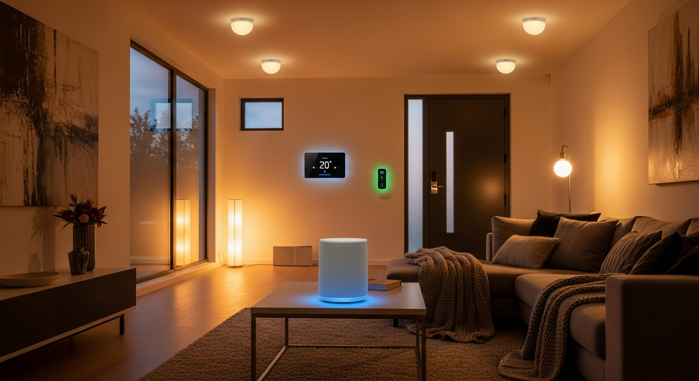 Smart home ecosystem working in harmony with Matter protocol