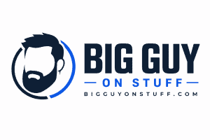 Big Guy on Stuff logo: bearded man icon in a circle next to BIG GUY ON STUFF wordmark