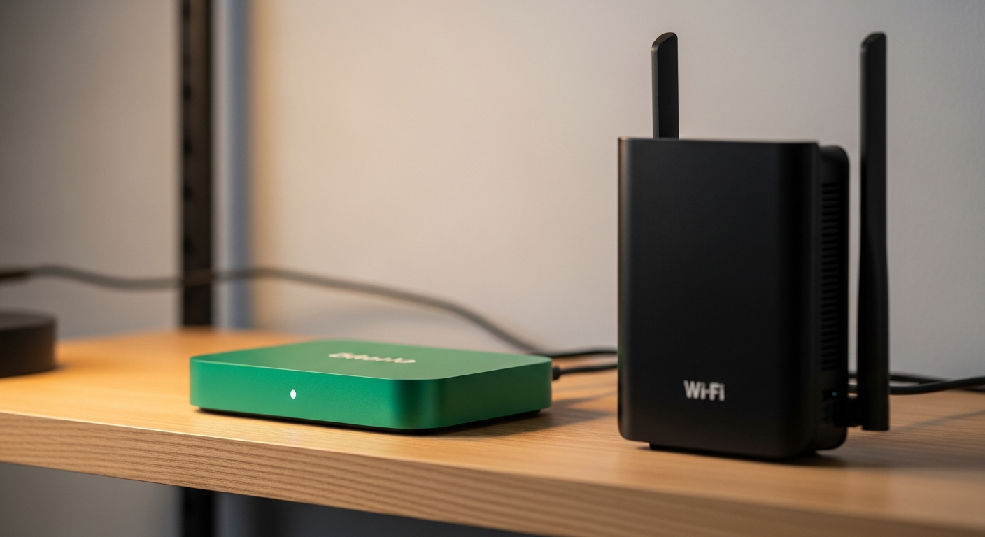 Home Assistant Green smart home hub device with ethernet connectivity