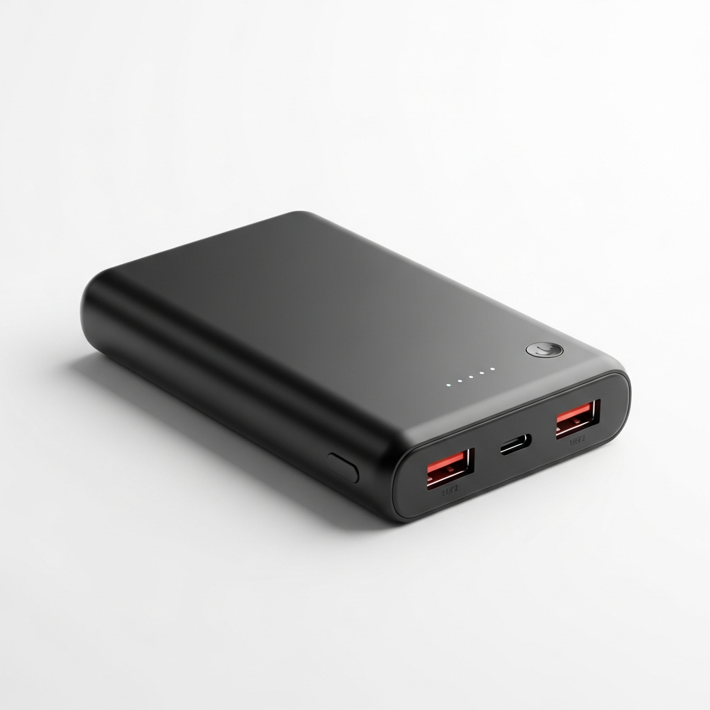 Black Anker Prime 27650mAh laptop power bank with 250W output, charges a MacBook Pro at full speed plus phones
