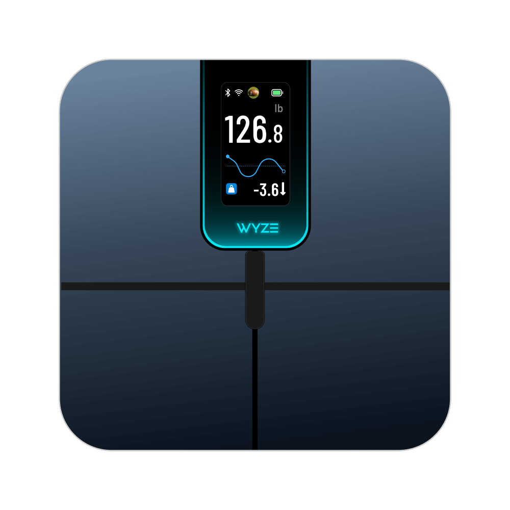 Wyze Scale Ultra black smart scale