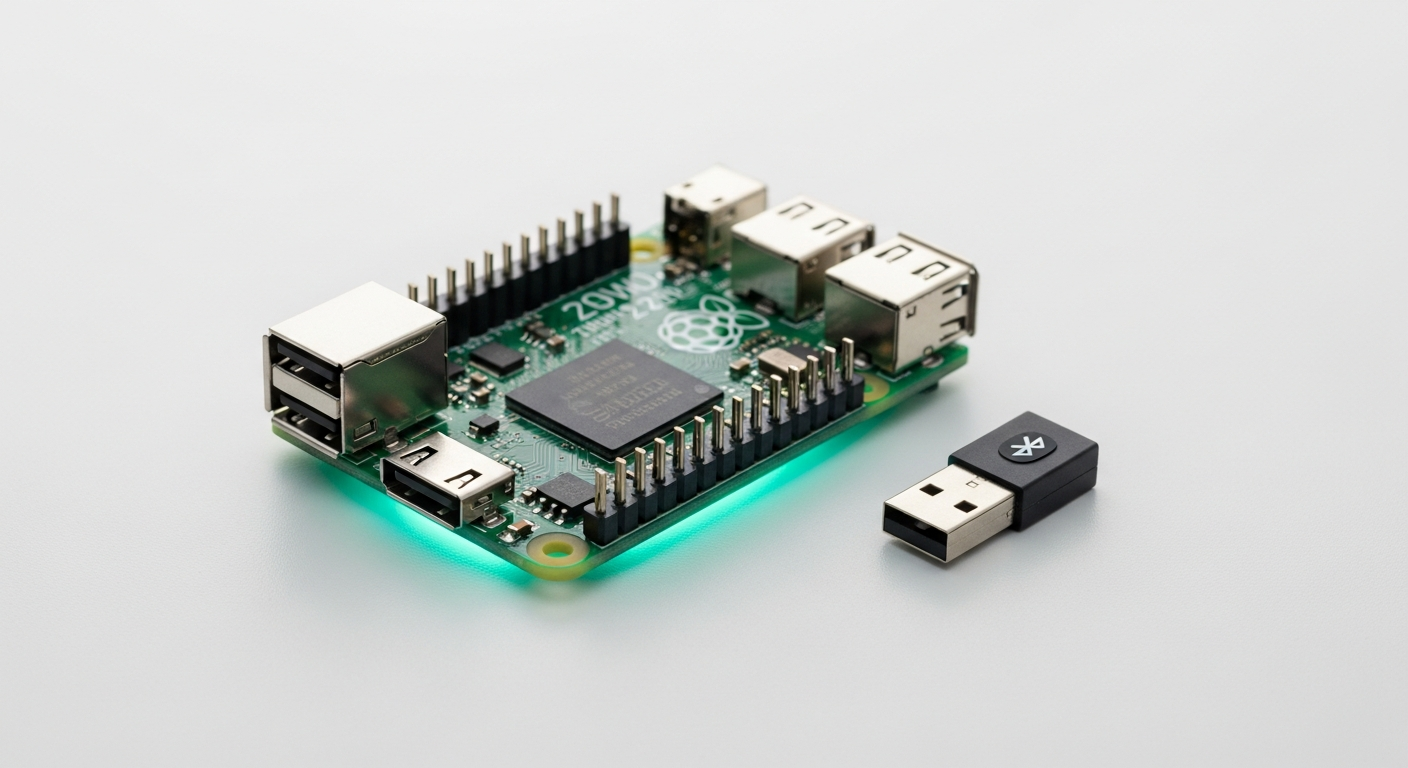 Raspberry Pi Zero 2W single-board computer, the recommended hardware for running BLE Scale Sync
